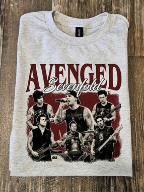 Avenged Sevenfold Shirt Rock Music Popular Band Tee